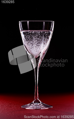 Image of Glass of Mineral Water