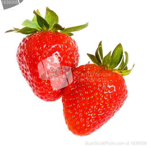 Image of Two Strawberries