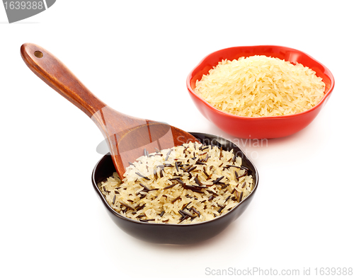 Image of Bowls Of Raw Rice