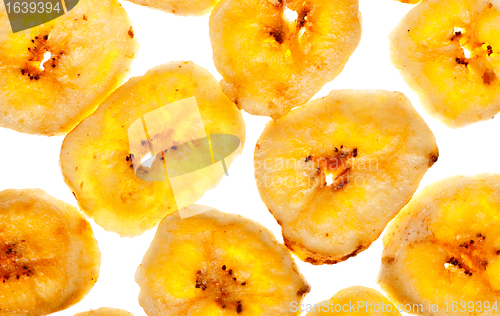 Image of Dried Banana Background