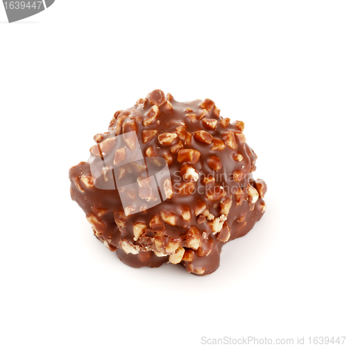 Image of chocolate candy with nuts