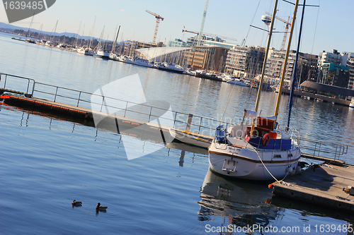 Image of Boat piers at Aker Brygge