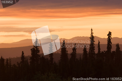 Image of Sunset in Alaska