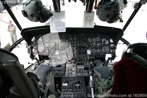 Image of Helicopter cockpit