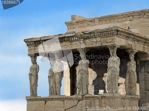 Image of Porch of Maidens- Caryatids from Erechtheion- Acropolis