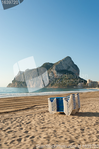 Image of Morning on Calpe beach