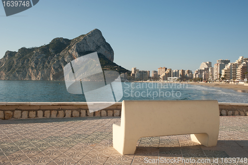 Image of Bench on promenade