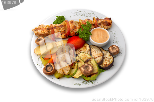 Image of chicken kebab