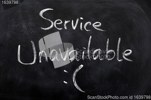 Image of Service unavailable