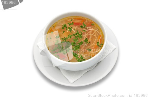 Image of zama (zeama), romanian and moldavian chicken soup