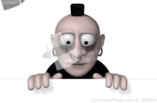 Image of gothic cartoon character