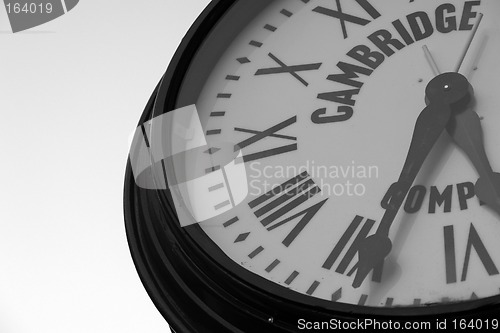 Image of Portion of clockface