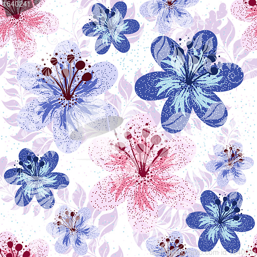 Image of Seamless floral pattern