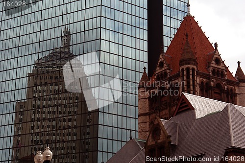 Image of Old Modern and Religious buildings