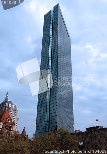 Image of Boston Sky Scraper Rises Above the City