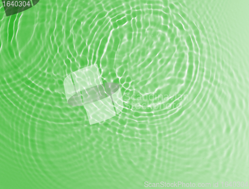 Image of abstract green water ripple background