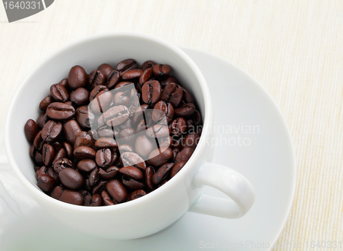 Image of coffee bean in cup