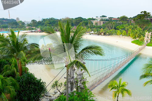 Image of landscape in sentosa, Singapore