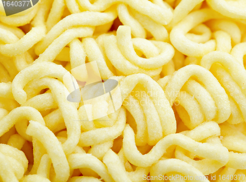 Image of instant noodle close up