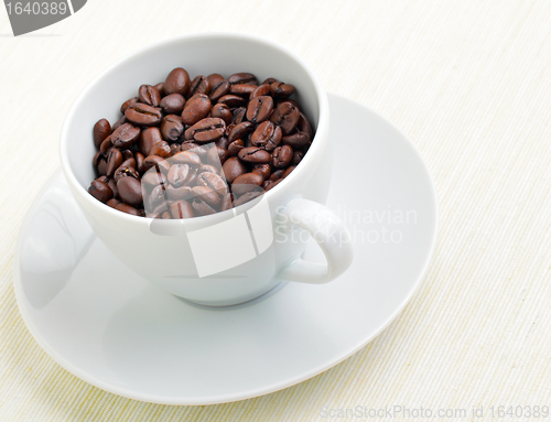 Image of coffee bean in cup