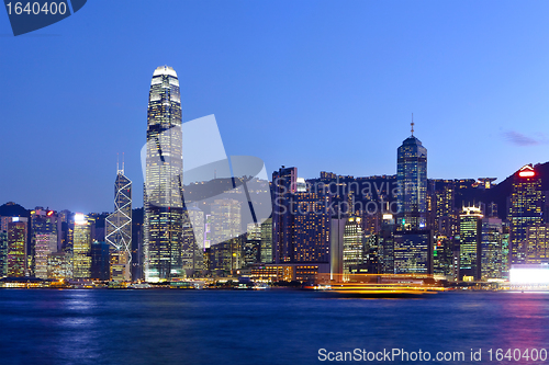 Image of Hong Kong at night