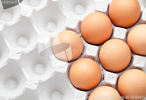 Image of eggs in box