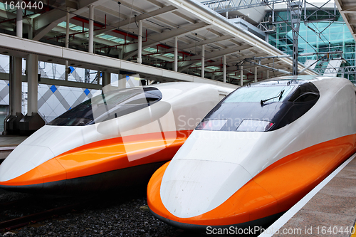 Image of high speed train