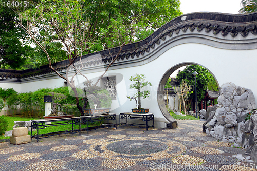 Image of garden in chinese style