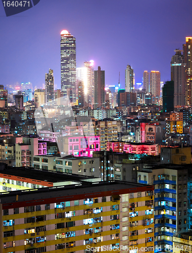 Image of Hong Kong crowded urban