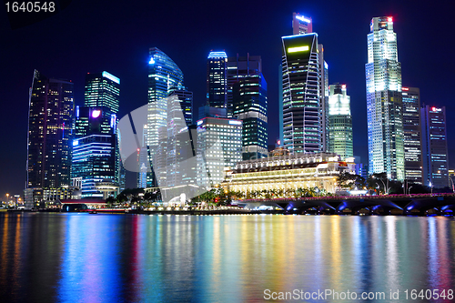 Image of Singapore at night