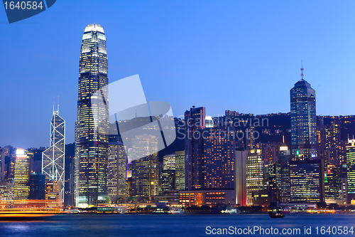 Image of Hong Kong at night