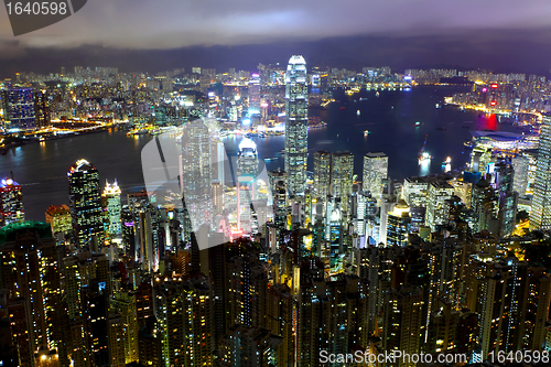 Image of Hong Kong at night