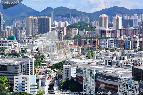 Image of downtown of Hong Kong city