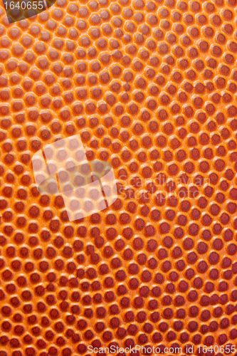 Image of basketball close up