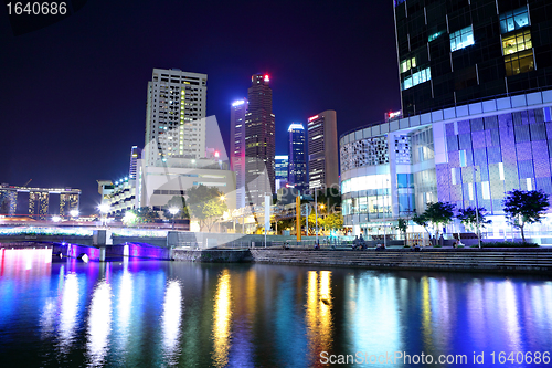 Image of Singapore at night