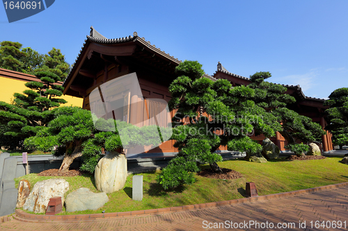 Image of chinese garden house