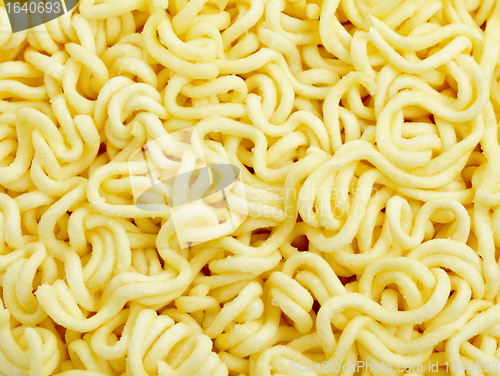 Image of instant noodle close up