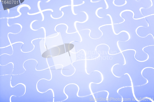 Image of Puzzle in blue