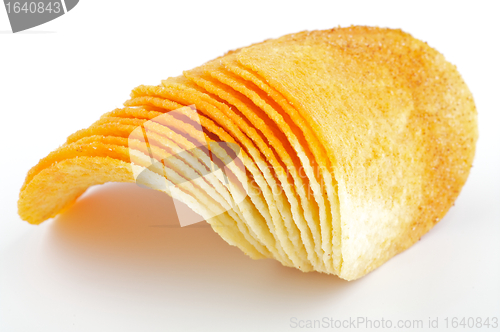 Image of Arrangement of Potato Chips