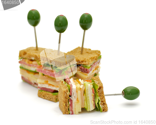 Image of Snacks of Classical BLT Club Sandwich 