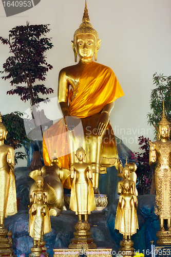 Image of Buddhas in Wat Po