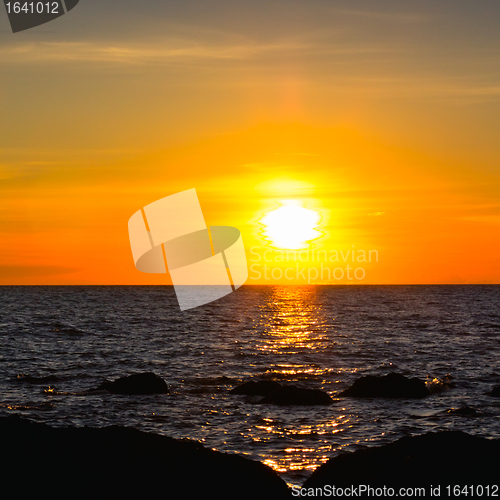 Image of Sunset over Andaman Sea