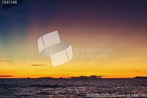 Image of Sunset over Andaman Sea
