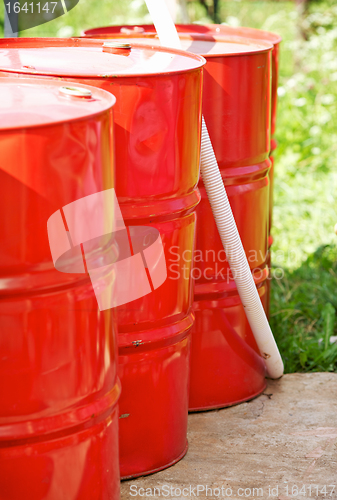 Image of Metal Barrels
