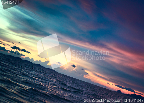 Image of Sunset over Andaman Sea