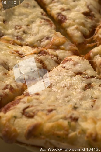 Image of four cheese pizza
