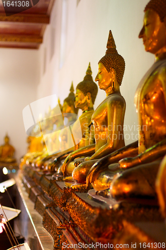 Image of Buddhas in Wat Po