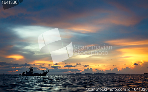 Image of Sunset over Andaman Sea