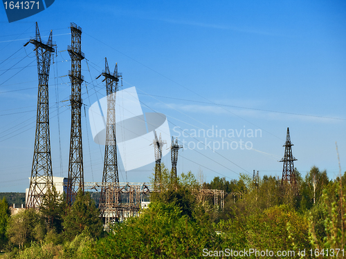 Image of Substation in Forest