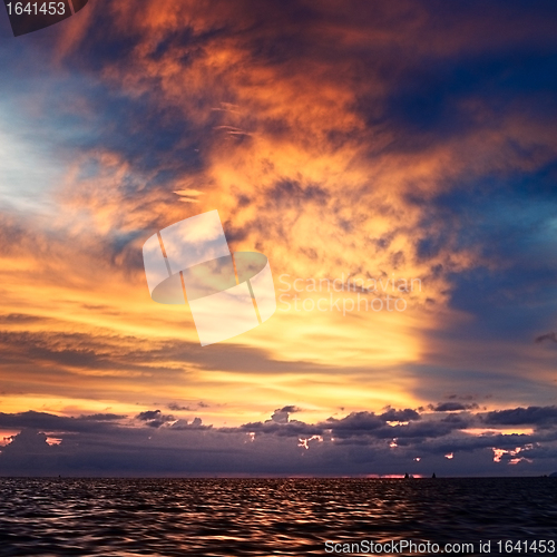 Image of Sunset over Andaman Sea